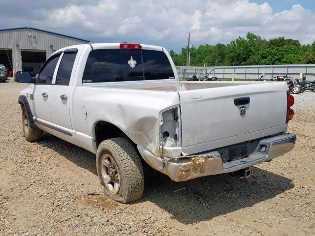 3D7KR28A97G827417 - 2007 DODGE RAM 2500 S თეთრი ფოტო 3