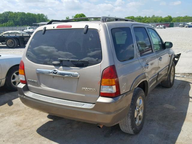 4F2CU09102KM17039 - 2002 MAZDA TRIBUTE LX GRAY photo 4