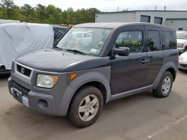 5J6YH27593L033794 - 2003 HONDA ELEMENT EX BLACK photo 2