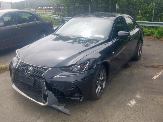 JTHC81D20K5037433 - 2019 LEXUS IS 300 BLACK photo 2