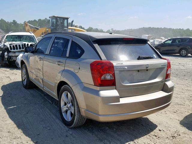 1B3CB4HA0AD632584 - 2010 DODGE CALIBER SX GOLD photo 3