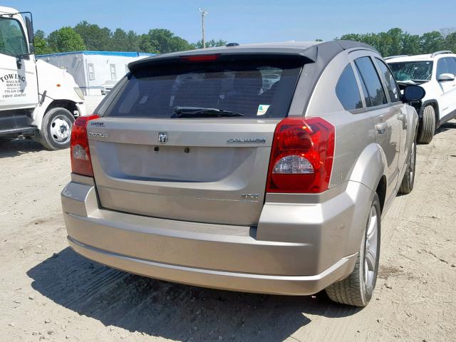 1B3CB4HA0AD632584 - 2010 DODGE CALIBER SX GOLD photo 4