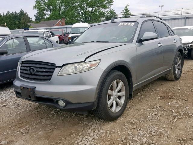 JNRAS08W55X219073 - 2005 INFINITI FX35 GRAY photo 2