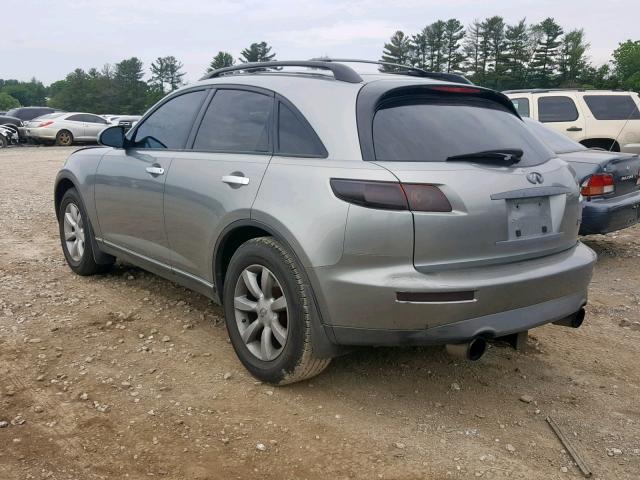 JNRAS08W55X219073 - 2005 INFINITI FX35 GRAY photo 3