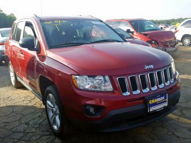 1C4NJCBA9CD634091 - 2012 JEEP COMPASS SP წითელი ფოტო 1