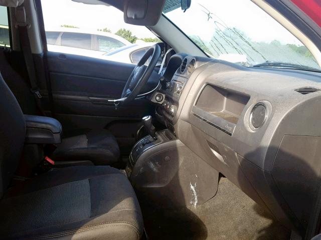 1C4NJCBA9CD634091 - 2012 JEEP COMPASS SP წითელი ფოტო 5