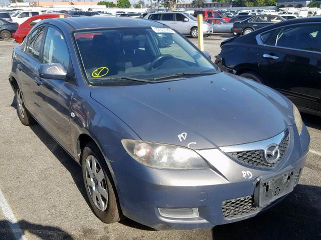 JM1BK12G481830487 - 2008 MAZDA 3 I GRAY photo 1