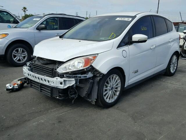 1FADP5CU7EL511127 - 2014 FORD C-MAX PREM WHITE photo 2