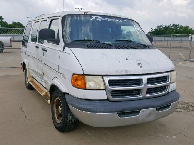 2B6HB11Y5WK158983 - 1998 DODGE RAM VAN B1 WHITE photo 1