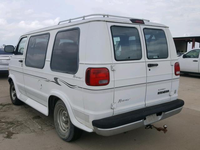 2B6HB11Y5WK158983 - 1998 DODGE RAM VAN B1 WHITE photo 3