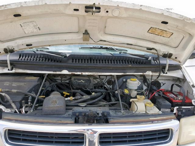 2B6HB11Y5WK158983 - 1998 DODGE RAM VAN B1 WHITE photo 7