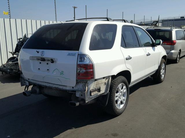 2HNYD18836H530128 - 2006 ACURA MDX TOURIN WHITE photo 4