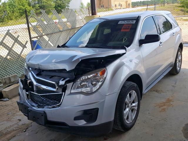 2GNALLEK1F1167026 - 2015 CHEVROLET EQUINOX L SILVER photo 2