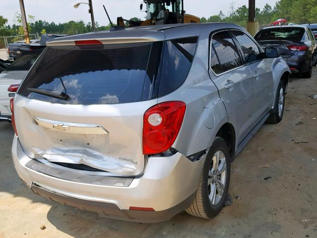 2GNALLEK1F1167026 - 2015 CHEVROLET EQUINOX L SILVER photo 4