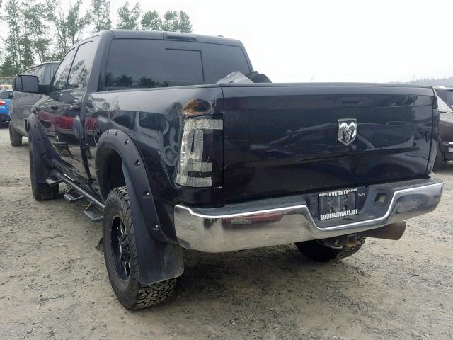 3D7UT2CL0BG515322 - 2011 DODGE RAM 2500 BLACK photo 3