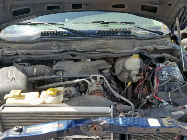 3D7KS28D15G768746 - 2005 DODGE RAM 2500 S ლურჯი ფოტო 7