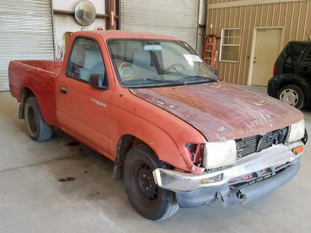 4TANL42N4VZ262177 - 1997 TOYOTA TACOMA RED photo 1