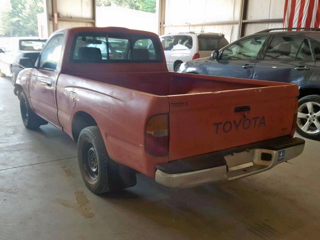 4TANL42N4VZ262177 - 1997 TOYOTA TACOMA RED photo 3