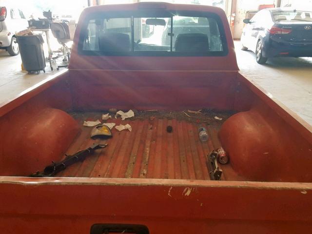 4TANL42N4VZ262177 - 1997 TOYOTA TACOMA RED photo 6