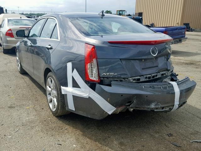 1G6AJ5SX9D0152750 - 2013 CADILLAC ATS PERFOR GRAY photo 3