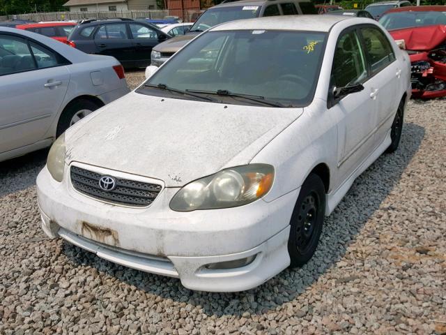 2T1BY32E96C550954 - 2006 TOYOTA COROLLA XR WHITE photo 2