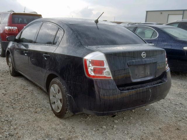 3N1AB61E58L674142 - 2008 NISSAN SENTRA 2.0 BLACK photo 3