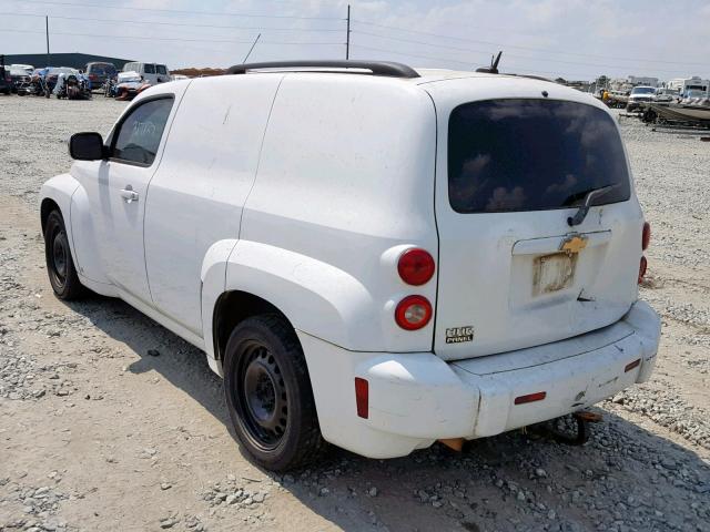 3GCCA85D38S720501 - 2008 CHEVROLET HHR PANEL WHITE photo 3