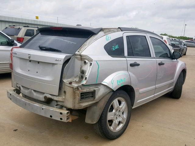 1B3HB48B18D577099 - 2008 DODGE CALIBER SX SILVER photo 4