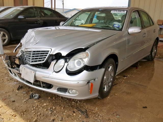 WDBUF65J44X113238 - 2004 MERCEDES-BENZ E 320 SILVER photo 2