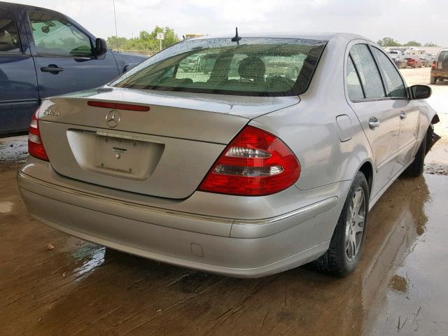 WDBUF65J44X113238 - 2004 MERCEDES-BENZ E 320 SILVER photo 4