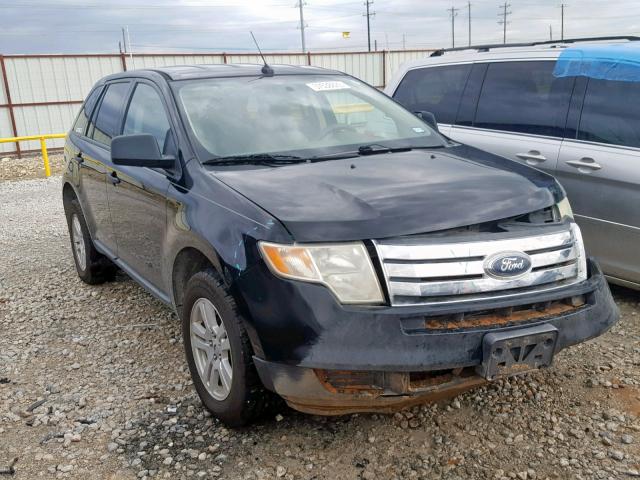 2FMDK36C28BA88389 - 2008 FORD EDGE SE BLACK photo 1