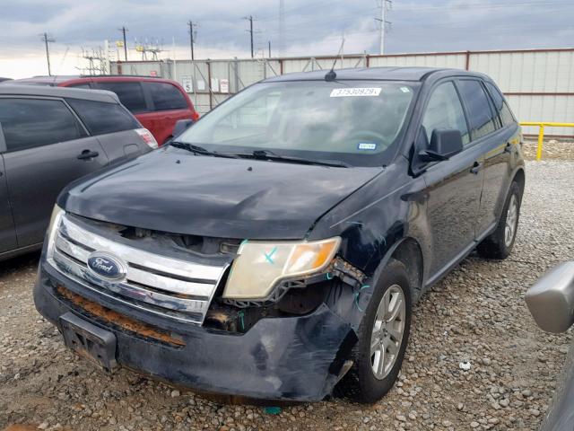 2FMDK36C28BA88389 - 2008 FORD EDGE SE BLACK photo 2