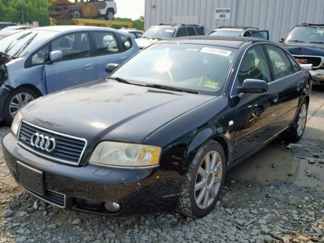 WAUCD64B34N044841 - 2004 AUDI A6 S-LINE BLACK photo 2