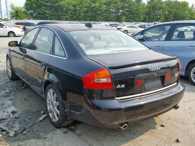 WAUCD64B34N044841 - 2004 AUDI A6 S-LINE BLACK photo 3