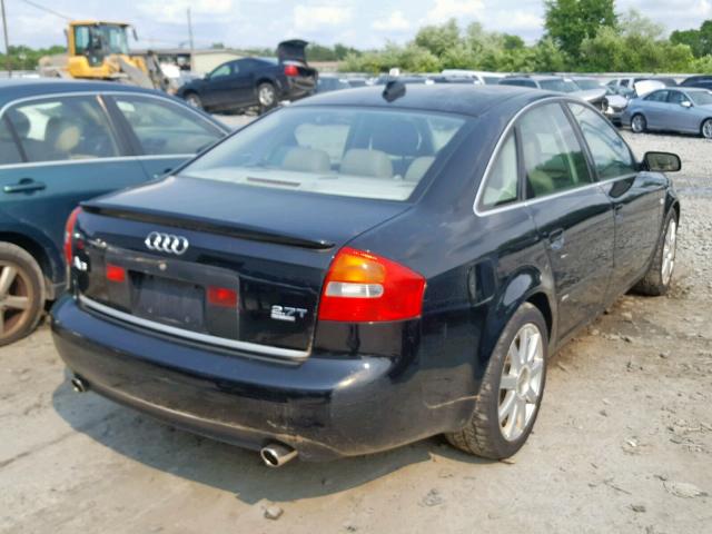 WAUCD64B34N044841 - 2004 AUDI A6 S-LINE BLACK photo 4