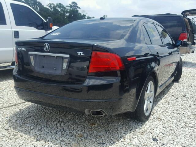 19UUA66245A073224 - 2005 ACURA TL BLACK photo 4