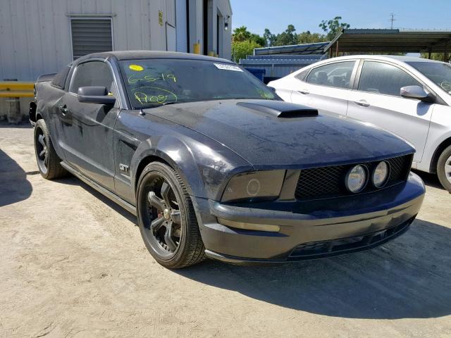 1ZVHT82H275350784 - 2007 FORD MUSTANG GT BLACK photo 1