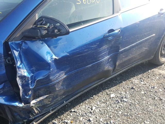 1G2ZF58B874148056 - 2007 PONTIAC G6 VALUE L BLUE photo 10