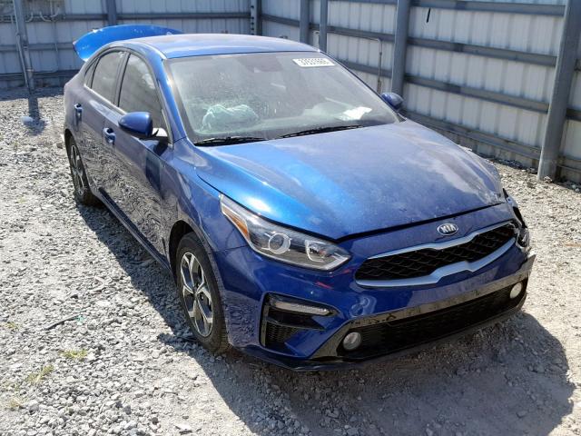 3KPF24AD1KE031099 - 2019 KIA FORTE FE BLUE photo 1