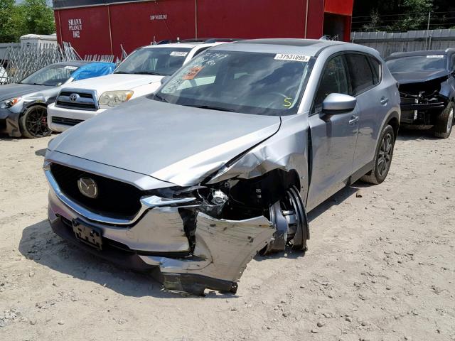 JM3KFADM1J0315599 - 2018 MAZDA CX-5 GRAND SILVER photo 2