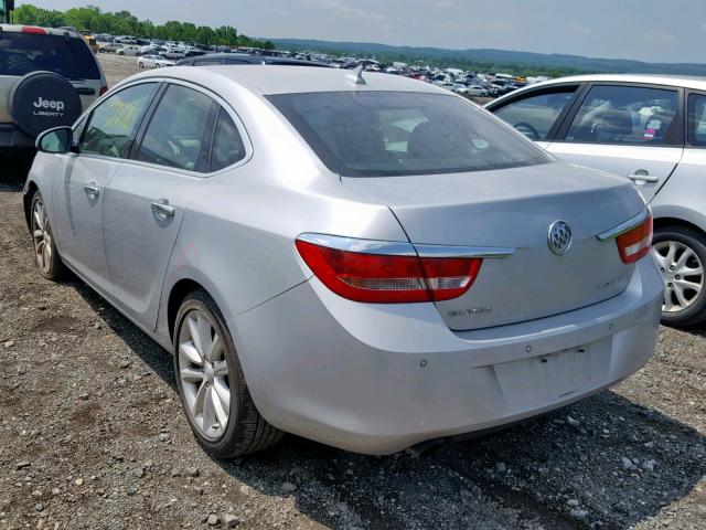 1G4PR5SK3E4122234 - 2014 BUICK VERANO CON SILVER photo 3