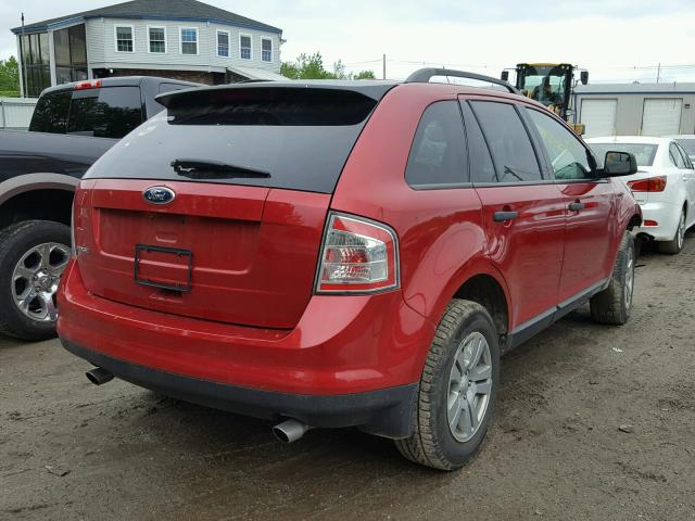 2FMDK3GC0ABB61263 - 2010 FORD EDGE SE RED photo 4