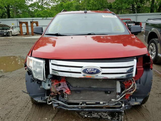 2FMDK3GC0ABB61263 - 2010 FORD EDGE SE RED photo 9