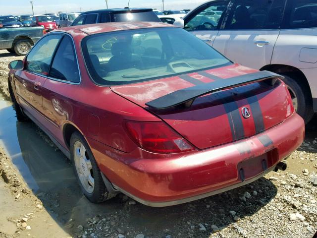 19UYA1258VL006523 - 1997 ACURA 2.2CL RED photo 3