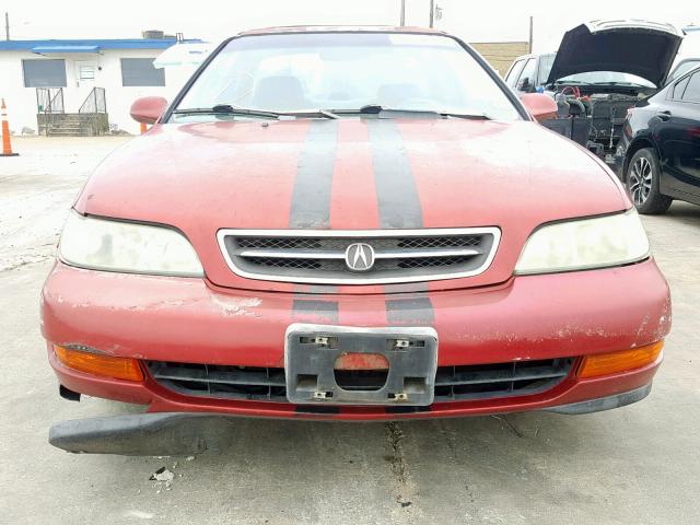 19UYA1258VL006523 - 1997 ACURA 2.2CL RED photo 9