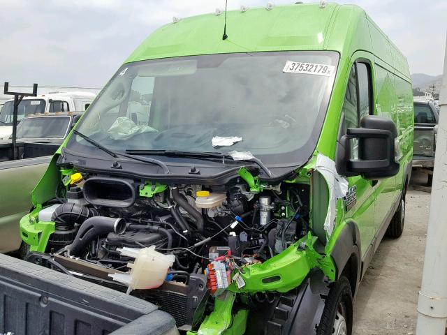 3C6URVJG6KE512511 - 2019 RAM PROMASTER 绿色 照片 2
