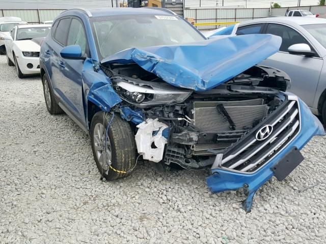 KM8J3CA46JU784401 - 2018 HYUNDAI TUCSON SEL BLUE photo 1