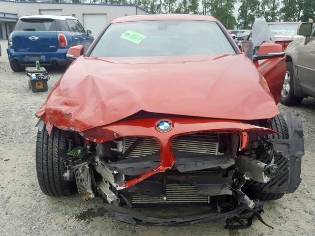 WBA3R1C50FK193776 - 2015 BMW 435 I RED photo 7
