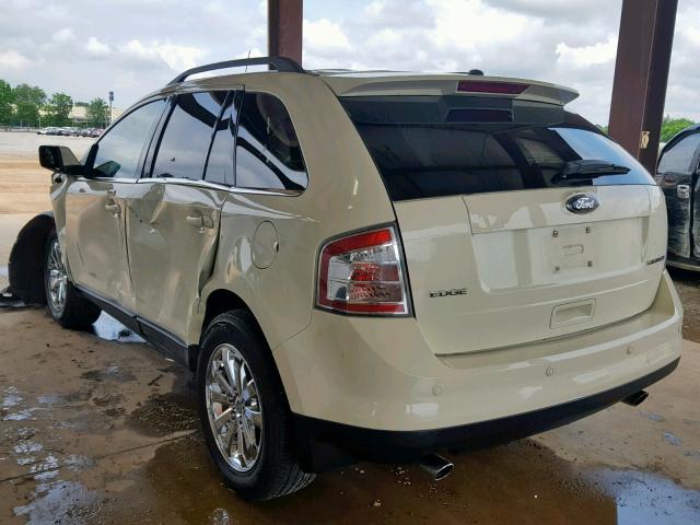 2FMDK39C88BA57742 - 2008 FORD EDGE LIMIT CREAM photo 3