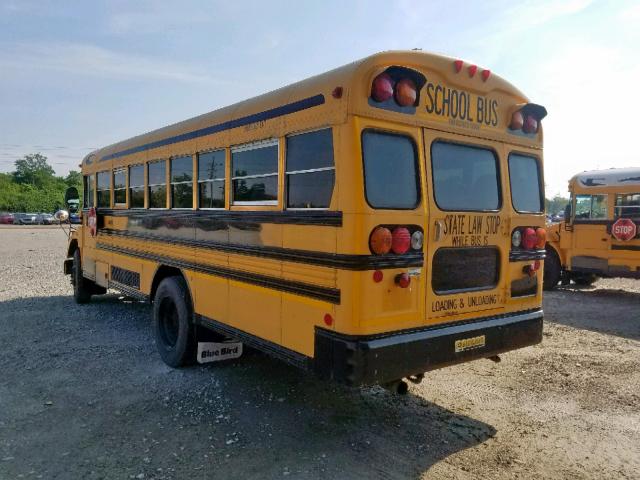 1BAKBCKH25F226059 - 2005 BLUE BIRD SCHOOL BUS YELLOW photo 3